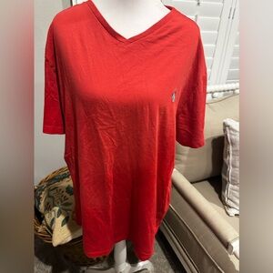 Polo by Ralph Lauren Red Crew Neck Shirt